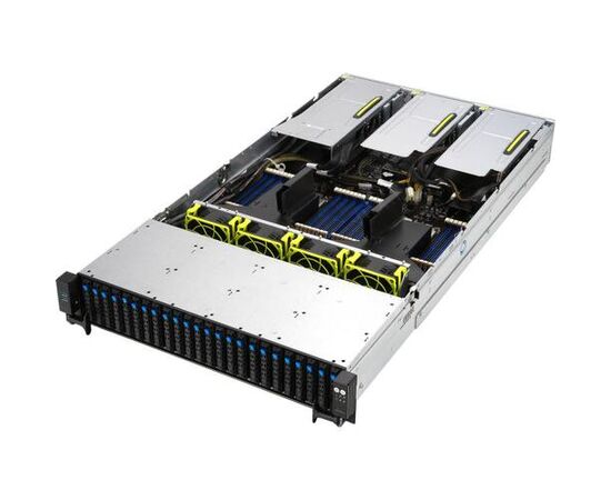 Серверная платформа ASUS RS720A-E11-RS24U, 2 x LGA 4094, 32*DDR4, 24*2.5" hot-swap drive bays (16xNVMe + 8NVMe/SATA/SAS), PCIE, 2*USB 3.2 Gen1, VGA, 2*1600W, фото 