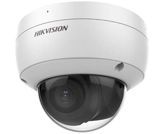 Видеокамера Hikvision DS-2CD2123G2-IU уличная купольная, 2Мп, 1/2.8" Progressive Scan CMOS, объектив 2.8мм;1 RJ45 10M/100M Ethernet; DC12В± 25%/PoE(802.3af), фото 