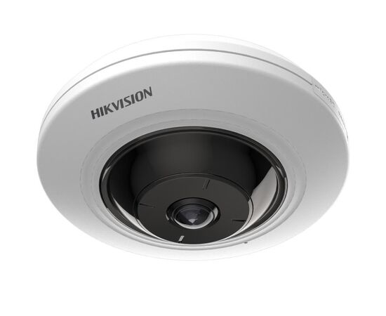 Видеокамера Hikvision DS-2CD2955G0-ISU, 5 МП, объектив 1.05 мм, разрешение 2560x1920, матрица CMOS 1/2.7", угол обзора 180°, фото 