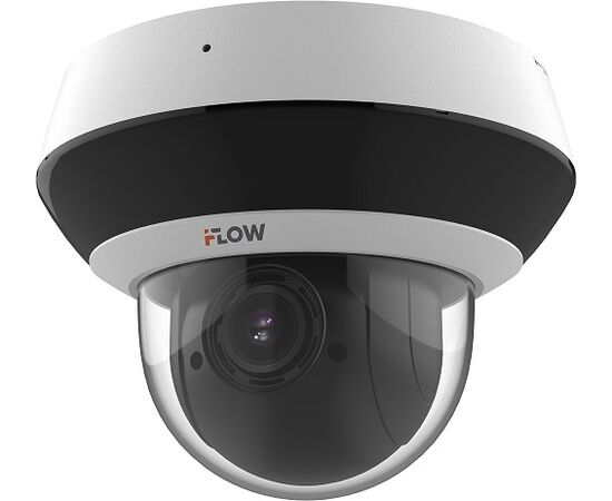 Камера видеонаблюдения iFlow F-IP-1421CMSZ4, 2Мп уличная, ИК-подсветкой до 20м, 1/2.8’’ CMOS, объектив 2.8 - 12мм, 1920х1080@25к/с, microSD до 256Гб, 9.2Вт макс., фото 