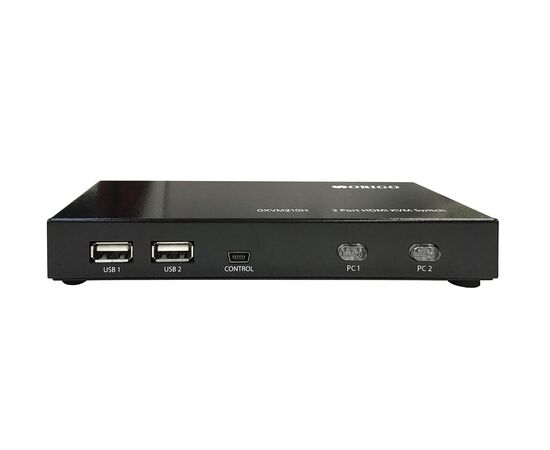 KVM-переключатель ORIGO OKVM210H/A1A 2-портовый настольный, HDMI 2.0 и поддерживает 4K-разрешение, металл, фото 