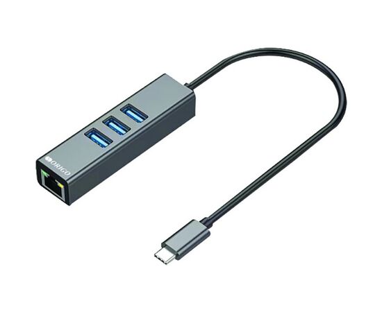 Сетевой адаптер Origo OU330N/A1A с 1 портом Gigabit Ethernet (RJ-45) и 3 портами USB 3.0 Type-A, фото 