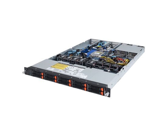 Серверная платформа GigaByte R162-Z10, 1U UP 10 отсеков Gen3 NVMe/SATA/SAS,1+1 1200 Вт 80 PLUS platinum, фото 