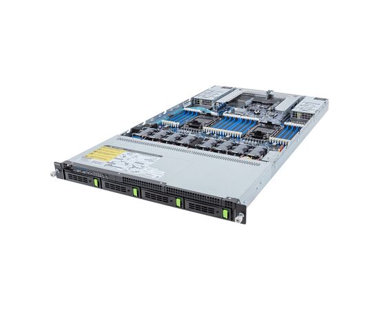 Серверная платформа R183-S90-AAV1 GIGABYTE, 1U DP 4-bay Gen4 NVMe/SATA/SAS Titanium, 2 х 1 Гбит/с через Intel® I350-AM2, фото 