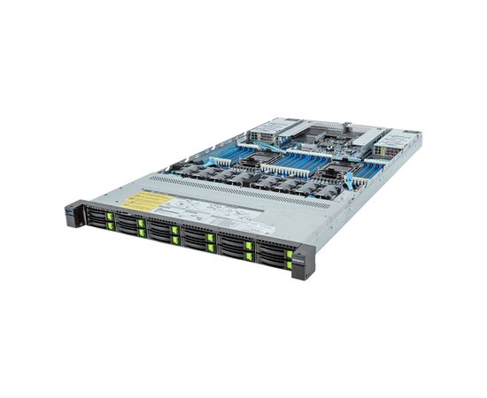 Серверная платформа R183-S92-AAD1 GIGABYTE, 1U DP 12-Bay Gen4 NVMe/SATA/SAS (12 x NVMe) Platinum, 2 x 1Gb/s LAN ports, фото 