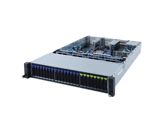 Серверная платформа Gigabyte R282-N81, 2U DP 24+2-Bay Gen4 NVMe/SATA/SAS, 2 х 1 Гбит/с через Intel® I350-AM2, фото 