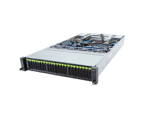 Серверная платформа GigaByte R283-Z96-AAE1, 2U DP 24+4-Bay Gen5 NVMe/SATA/SAS-4 (24 x NVMe) Platinum, фото 