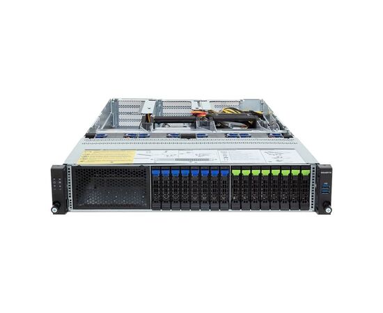 Серверная платформа GIGABYTE R283-ZF1-AAL1, 2U DP 4 x графических процессора PCIe Gen5, 2700 Вт 80 PLUS Titanium, фото 