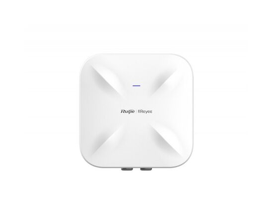 Точка доступа Wi-Fi Ruijie RG-RAP6260(G) двухпоточная двухдиапазонная, до 300 м, 2 порта Ethernet 10/100/1000Base-T, 802.11a/b/g/n/ac/ax, PoE питание: 802.3af/802.3at, фото 