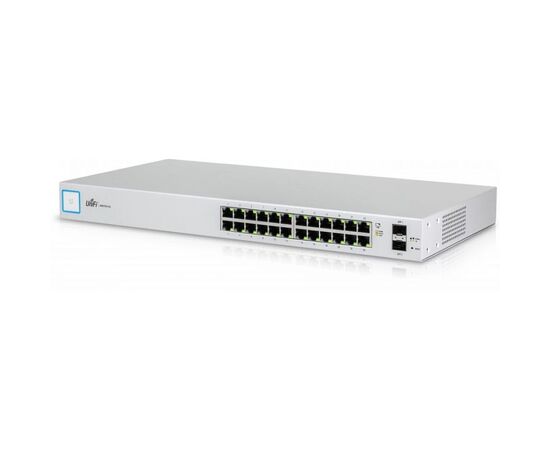 Управляемый коммутатор Layer 2 Ubiquiti USW-24-EU 24х 1G RJ45, 2х SFP, в стойку 1U, фото 