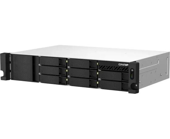 Сетевой накопитель NAS QNAP TS-873AEU-RP-4G стоечный Ryzen V1500B, 10 x 3.5"/2.5"/M.2 SATA 3.0/PCIe Gen3 x1,, фото 