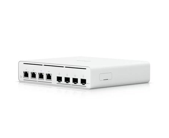 Коммутатор Ubiquiti UISP-S-Plus 4 порта 2.5 GbE RJ45 с поддержкой 27V Passive PoE, 4 порта 10G SFP+, фото 