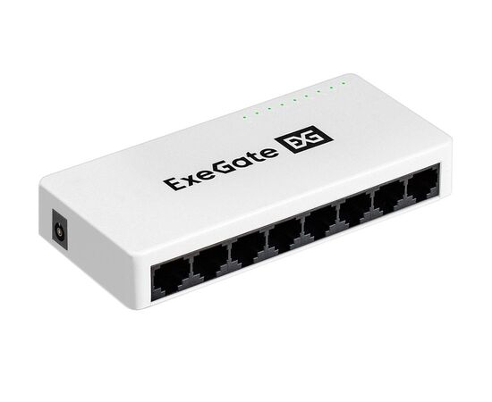 Коммутатор неуправляемый ExeGate EDES-1008C EX298686RUS, 8 портов 10/100 Base-TX, фото 