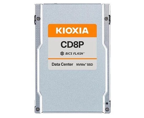 Серверный накопитель SSD Kioxia CD8P-V 6.4TB KCD8XPUG6T40 U.3 PCI-E 5.0 4x, фото 