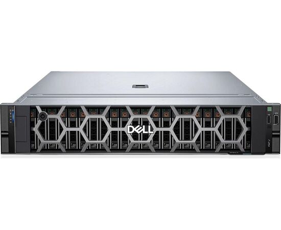 Сервер Dell PowerEdge R760 - 16xSFF, 2хIntel Xeon Gold 6544Y, 512GB (16х32GB), 4х240GB SSD SATA, 8x3.84TB SAS SSD, PERC H755, 2x1GbE, iDrac Ent, 2x1100W, R760-6544Y-S1, фото 
