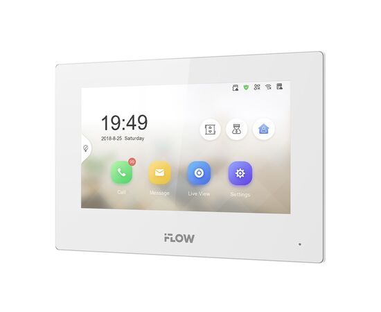 Сенсорный видеодомофон IFlow F-VI-3242IPE1/White, фото 