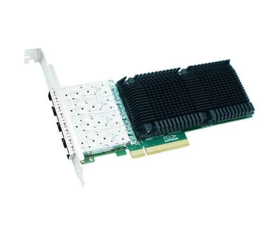 Сетевой адаптер Lr-Link LRES1027PF-4SFP28 25G Ethernet с интерфейсом PCIe x8, фото 