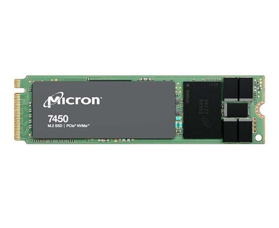 Серверный накопитель SSD Micron 7450 MAX 400GB MTFDKBA400TFS-1BC1ZABYY M.2 PCI-E 4.0 4x, фото 