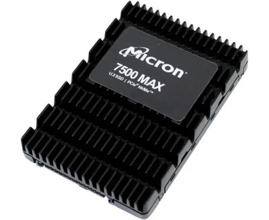 Серверный накопитель SSD Micron 7500 MAX 12.8TB MTFDKCC12T8TGQ-1BK1DABYYR U.3 PCI-E 4.0 4x, фото 