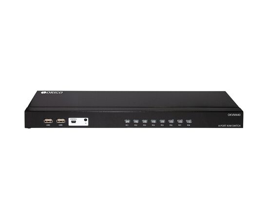 8-портовый KVM-переключатель ORIGO OKVM440/A1A с портами VGA и USB, фото 