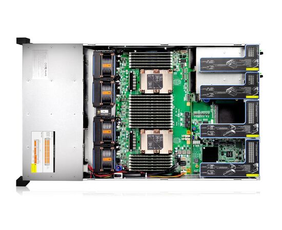 Сервер Server-X SL201-D12R-S2 - 2xIntel Xeon Gold 6146/128GB (4x32GB) RDIMM/LSI SAS 3108-2GB/SSD - 2x960GB SATA/HDD - 2x8TB SATA/ 2x1GbE+2x10GbsSFP+/2x800W PS/Rack 2U, фото , изображение 2