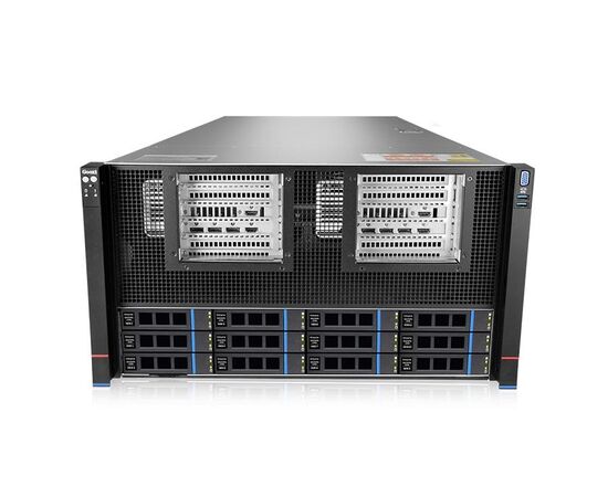 Сервер машинного обучения Ai Server-X SYR6108G-D12R-G5-S1 - 2xAMD EPYC 9274F/768GB(24x32GB) RDIMM/SSD 2x960GB U.2 NVMe/4xNVIDIA RTX 6000/2x1GbE/4x2600W PS/Rack 6U, фото 