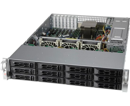 Сервер Server-X R300IX-R300S-9645-S1 AMD EPYC 9645 96 ядер, 192GB DDR5-5600, 12x3.5", 2x960GB SSD NVMe, 2x1GbE, 2x920W, RACK 2U, фото 