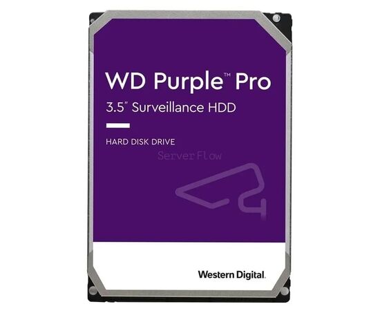 HDD диск для видеонаблюдения WD 26TB WD260PURP Purple Pro 3.5" SATA 6GB/s, 7200 об/мин, 512мб, CMR, фото 