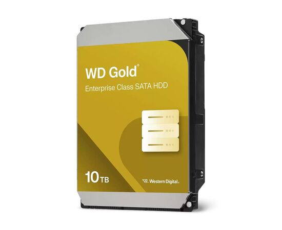 Диск HDD для сервера WD Gold 10TB WD103KRYZ 3.5" SATA-III (6Gb/s), 7200 об/мин, фото 