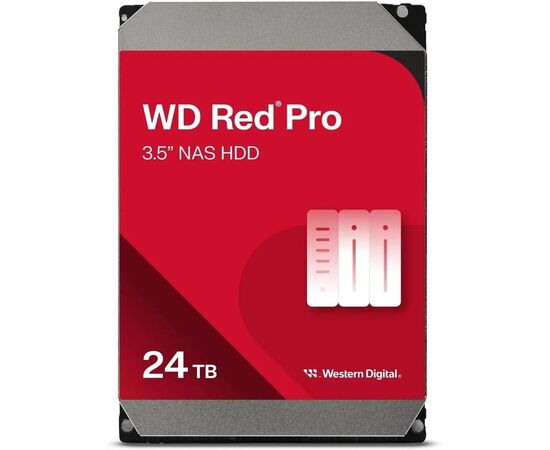 HDD диск для систем хранения WD WD240KFGX SATA-III, 24TB, NAS Red Pro (7200rpm) 512Mb 3.5", фото 