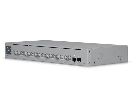 Коммутатор PoE Ubiquiti USW-Pro-Max-16 с 12 портами GbE RJ45, с 2 портами 10G SFP+, с 4 портами 1/2.5 GbE RJ45, фото 